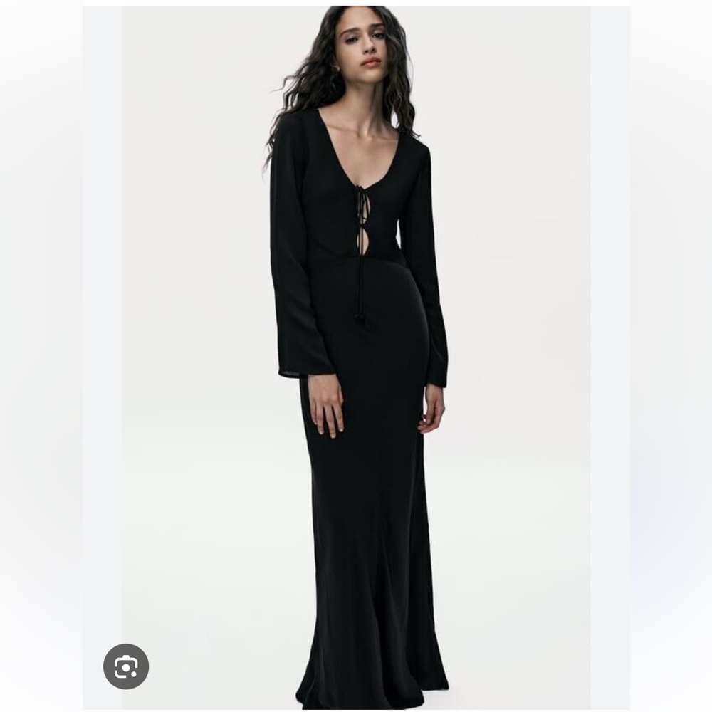 NWT Zara Black Longsleeve Dress
